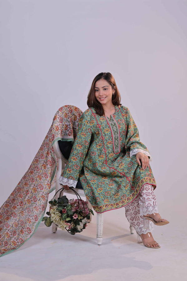 Bagdu & Dabu Green Suit Set