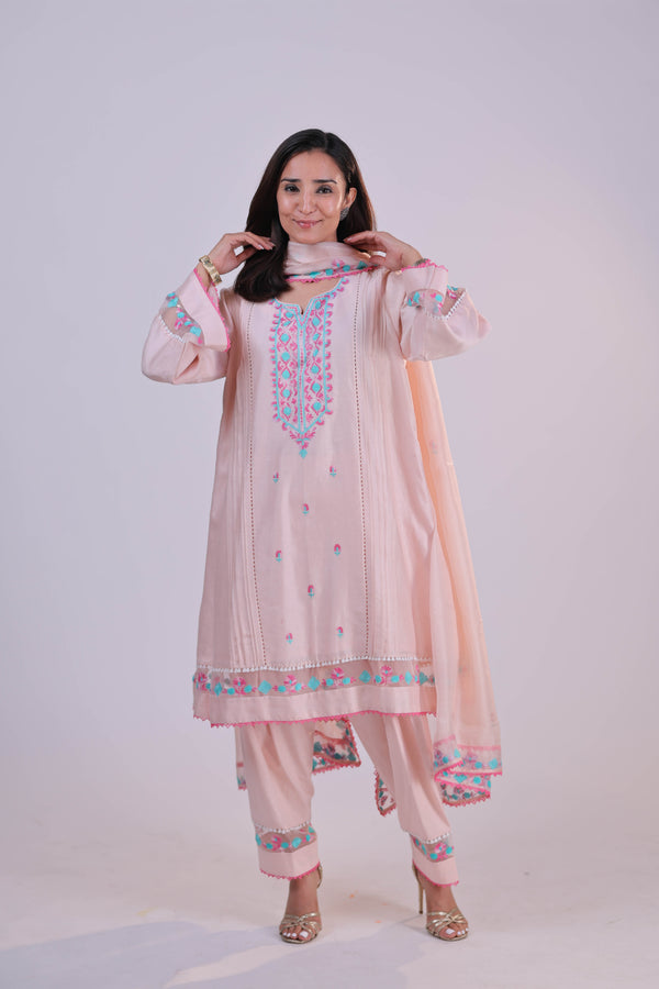 The Thread Loom Aari Cotton Suit Set
