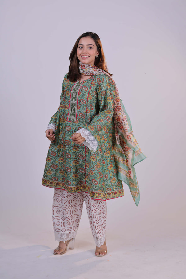 Bagdu & Dabu Green Suit Set