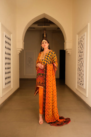 Silk Satin Suit