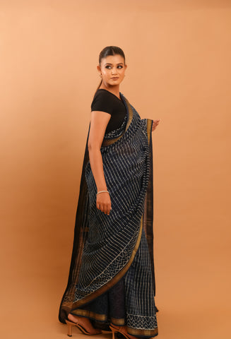 Mitti Raag: Hand Block Printed Maheshwari Sarees