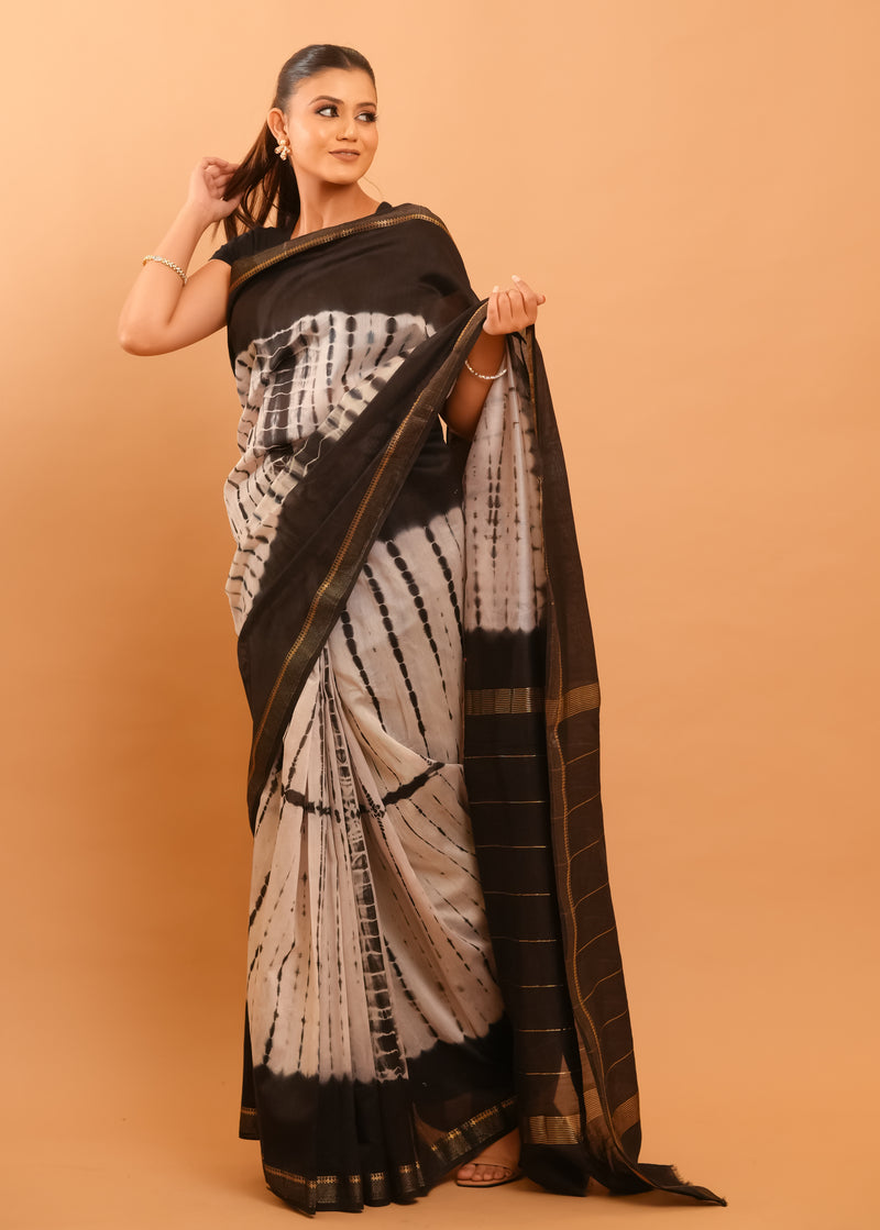 Mitti Raag: Hand Block Printed Maheshwari Sarees