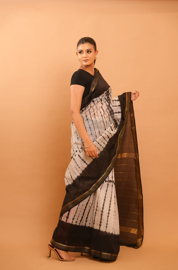 Mitti Raag: Hand Block Printed Maheshwari Sarees