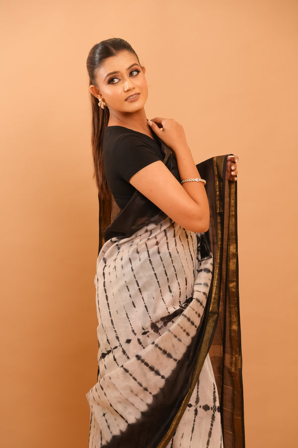 Mitti Raag: Hand Block Printed Maheshwari Sarees