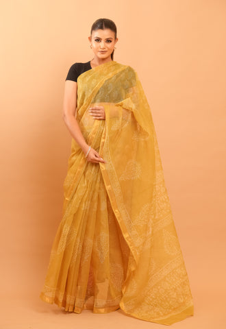 Mitti Raag: Hand Block Printed Kota Doriya Sarees