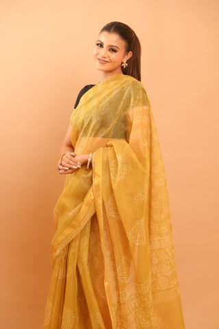 Mitti Raag: Hand Block Printed Kota Doriya Sarees