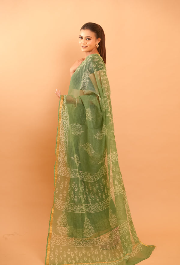 Mitti Raag: Hand Block Printed Kota Doriya Sarees