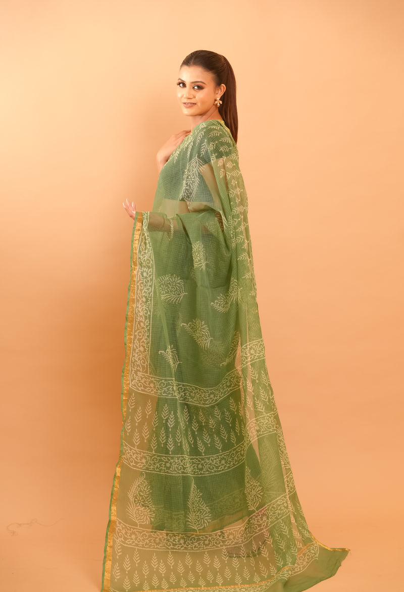 Mitti Raag: Hand Block Printed Kota Doriya Sarees