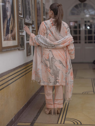 Bagru Bloom: Handcrafted Linen Suit Set