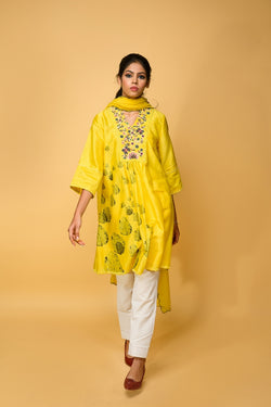 Chanderi Silk kurta