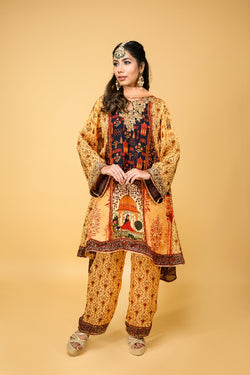 Silk Satin Suit