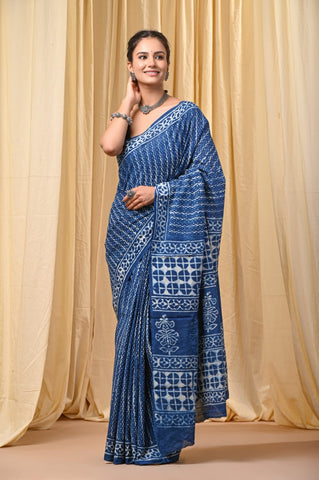 Hand Block Printed Kota Doriya