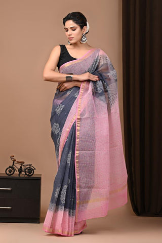 Hand Block Printed Kota Doriya