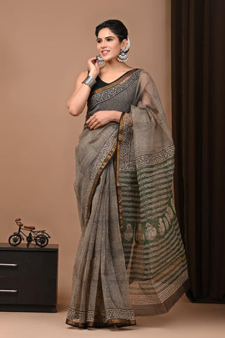 Hand Block Printed Kota Doriya