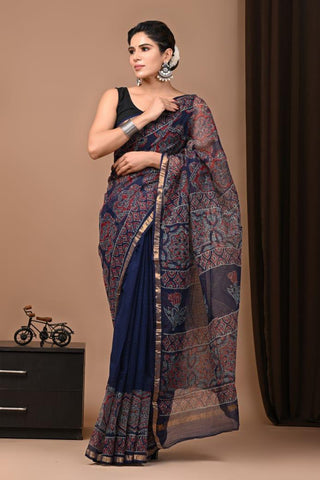 Hand Block Printed Kota Doriya