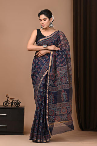 Hand Block Printed Kota Doriya