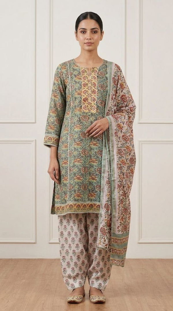 Bagdu & Dabu Ivory Suit Set