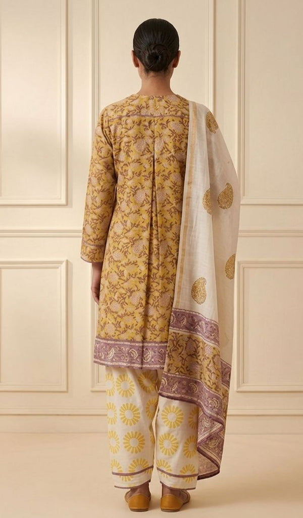 Bagdu & Dabu Ivory Suit Set
