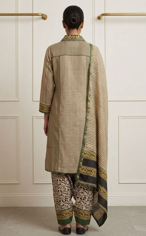 Bagdu & Dabu Ivory Suit Set